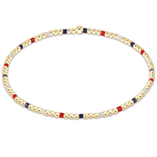 Enewton Hope Sincerity Pattern 2mm Beaded Bracelet Firecracker