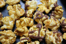 Load image into Gallery viewer, Bear Food Gourmet Popcorn Milk Chocolate Drizzled Caramel
