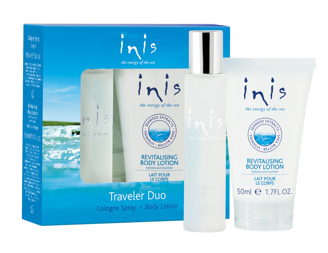 Inis Traveler Duo-Cologne Spray/Body Lotion