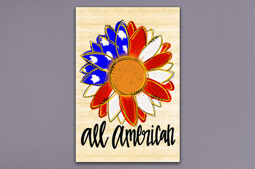 Magnolia Lane Patriotic Garden Flags