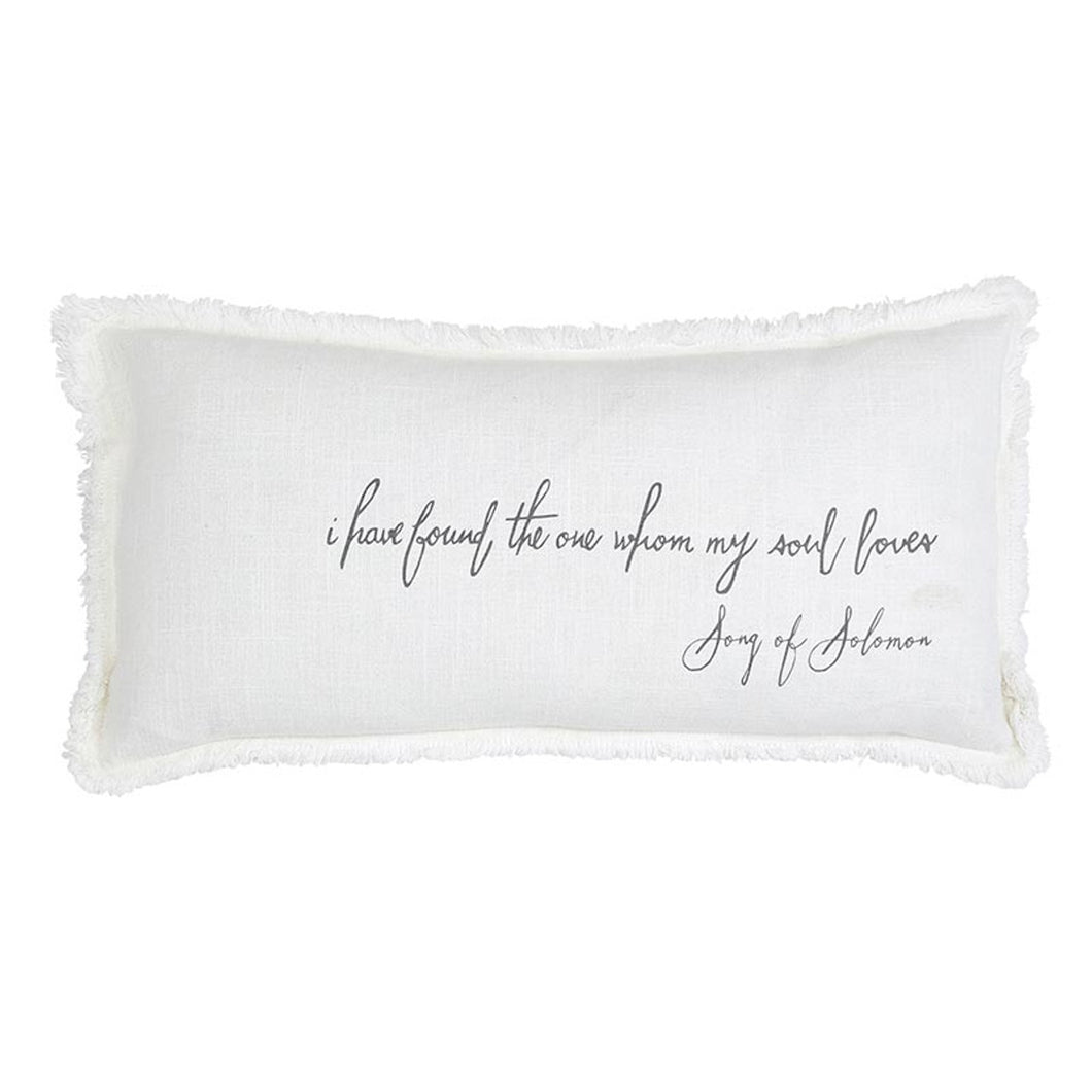 Song of Solomon Lumbar Pillow