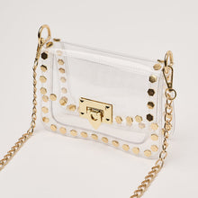 Load image into Gallery viewer, The Jackie in Hexagon Clear Bag
