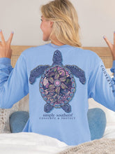 Load image into Gallery viewer, Simply Southern Turtle Mandala Carolina Blue
