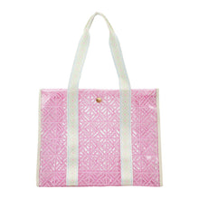 Load image into Gallery viewer, Pink Tile Vinyl Tote
