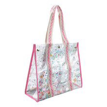 Load image into Gallery viewer, Confetti Clear Vinyl Tote Bag
