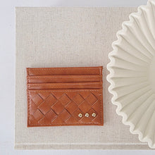 Load image into Gallery viewer, Mariah Woven Small Card Holder Wallet
