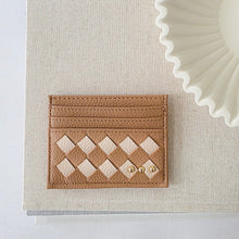 Load image into Gallery viewer, Mariah Woven Small Card Holder Wallet
