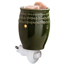 Load image into Gallery viewer, Green Etched Pluggable Fragrance Warmer
