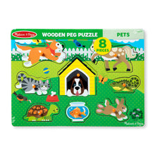 Load image into Gallery viewer, Melissa &amp; Doug Wooden Peg Puzzle
