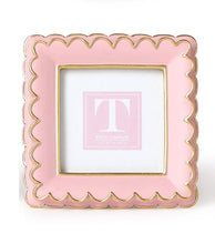 Load image into Gallery viewer, Pink Scalloped Mini Photo Frame
