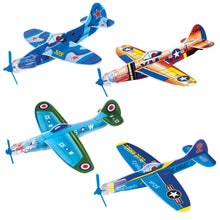 Load image into Gallery viewer, Retro Gilder Planes w/Spinning Propeller
