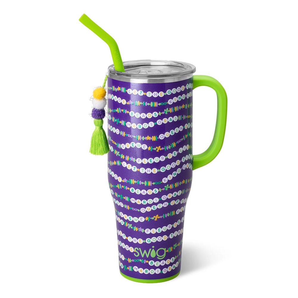 Swig Mardi Gras 40 oz. Mega Mug