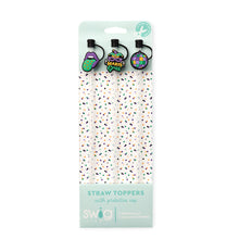 Load image into Gallery viewer, Swig Straw Toppers Mardi Gras Party
