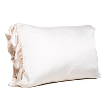 Load image into Gallery viewer, Bella Sleep Silky Pillowcase w/Ruffle Standard Size
