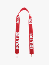 Load image into Gallery viewer, Beaded Guitar Strap Roll Tide
