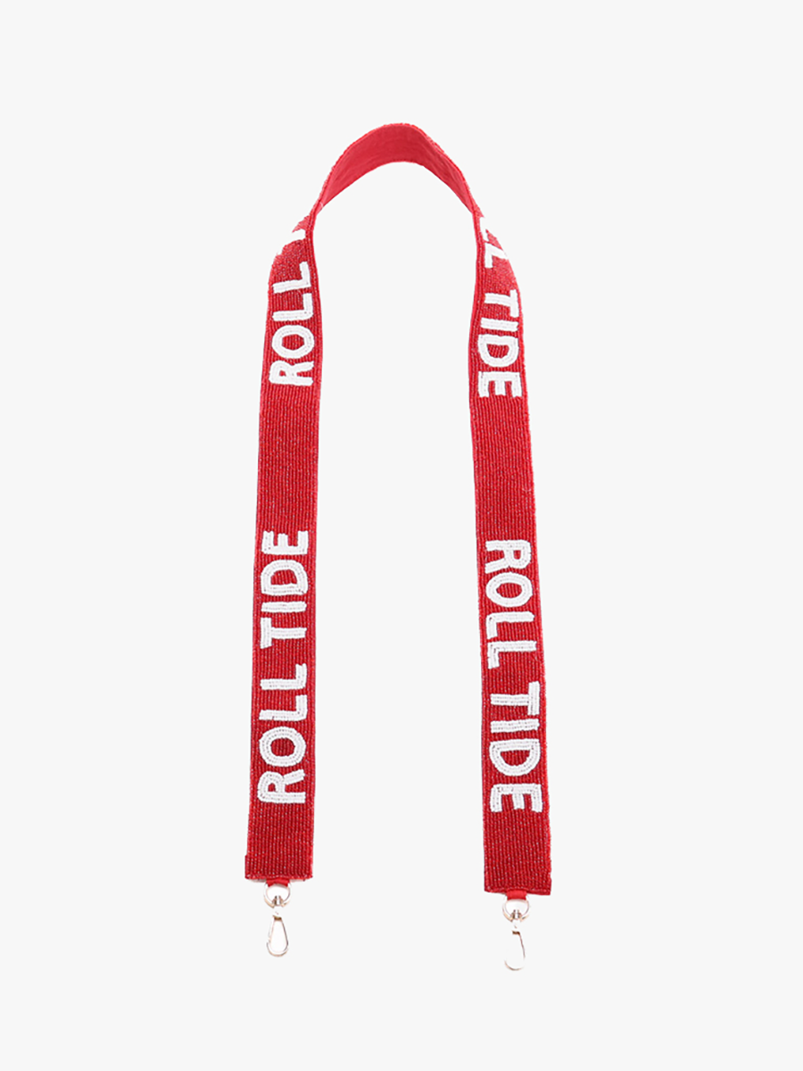 Beaded Guitar Strap Roll Tide
