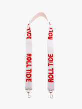 Load image into Gallery viewer, Beaded Guitar Strap Roll Tide
