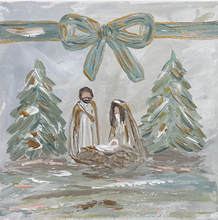 Load image into Gallery viewer, Bow Nativity Coaster
