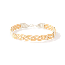 Load image into Gallery viewer, Ronaldo Through The Years Bracelet Silver and Gold w/Silver Wraps
