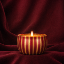 Load image into Gallery viewer, Votivo Velvet Rouge Holiday Tin Candle
