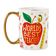 Load image into Gallery viewer, World&#39;s Best Teacher Mug
