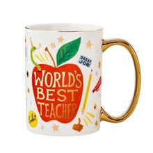 Load image into Gallery viewer, World&#39;s Best Teacher Mug
