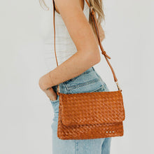Load image into Gallery viewer, Wrenlee Woven Flap Crossbody
