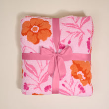 Load image into Gallery viewer, Poppin Petals Hot Pink Cozy Dreams Luxe Blanket
