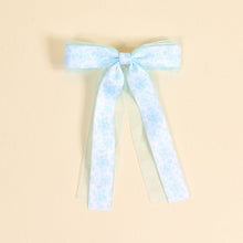 Load image into Gallery viewer, Something Blue Lovely Layered Hair Bow
