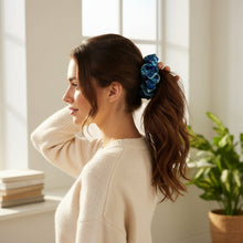 Load image into Gallery viewer, Endless Daydream Navy Scrunchie
