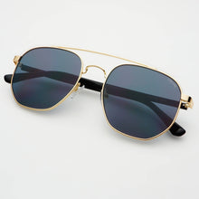 Load image into Gallery viewer, Freyrs Austin Unisex Sunglasses : Gold / Gray
