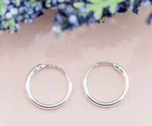 Load image into Gallery viewer, Sterling Silver Endless Hoop Earring for Babies and Kids
