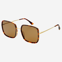 Load image into Gallery viewer, Freyrs Cosmo Acetate Womens Square Sunglasses: Dark Tortoise
