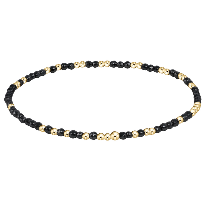 Enewton Extends Hope Unwritten Faceted Hematite 2mm Beaded Bracelet