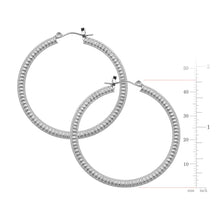 Load image into Gallery viewer, Susan Shaw Silver Hoop Earrings
