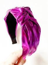 Load image into Gallery viewer, Purple Metallic Headband
