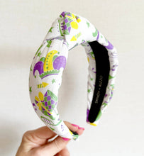 Load image into Gallery viewer, Vintage Mardi Gras Headband
