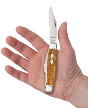 Load image into Gallery viewer, Case Antique Bone Smooth Large Stockman Fluted Knife
