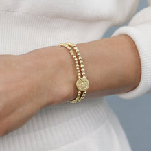 Load image into Gallery viewer, Enewton Collegiate Classic Gold 3mm Bracelet - Auburn Disc
