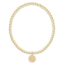 Load image into Gallery viewer, Enewton Collegiate Classic Gold 3mm Bracelet - Auburn Disc
