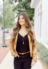 Load image into Gallery viewer, Madison Sterling Necklace (Original/Gold) - Philippians 4:13: 22" - Medium
