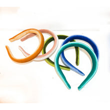 Load image into Gallery viewer, Padded Velvet Headband - Small Thin: Bare
