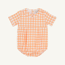 Load image into Gallery viewer, Beaufort Bonnet Bradford Bubble Pima Seashore Sherbet Gingham/Worth Ave White

