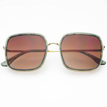 Load image into Gallery viewer, Freyrs Cosmo Acetate Womens Square Sunglasses : Emerald Green
