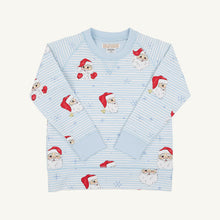 Load image into Gallery viewer, Beaufort Bonnet Dear Santa Buckhead Blue Stripe Cassidy Comfy Crewneck Boys
