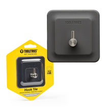 Load image into Gallery viewer, The Arnold | Reusable Hook | Heavy-Duty Bathroom Hook: Charcoal
