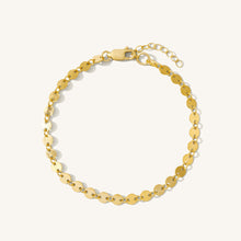 Load image into Gallery viewer, Able Coin Chain Bracelet, Gold-Filled
