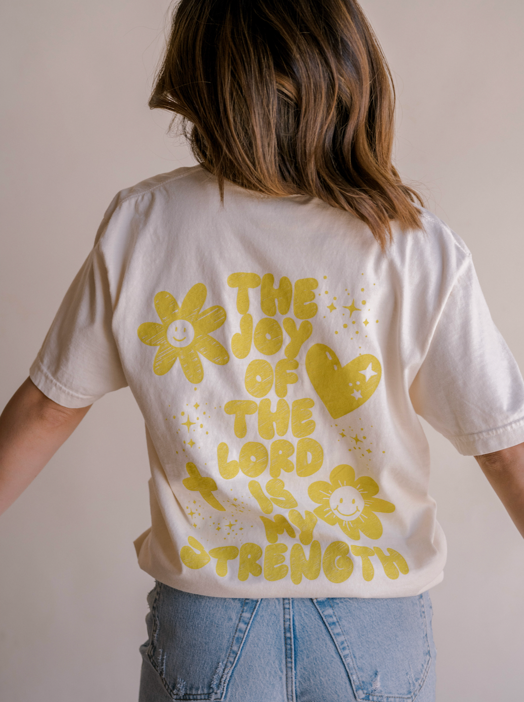 Jesus Is Joy Tee Tee - Ivory  | Women's Christian Tee
