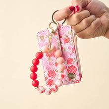 Load image into Gallery viewer, Keychain Wallet-Rose Garden
