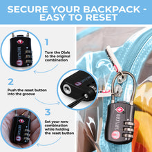 Load image into Gallery viewer, Clear Backpack XL Turquoise

